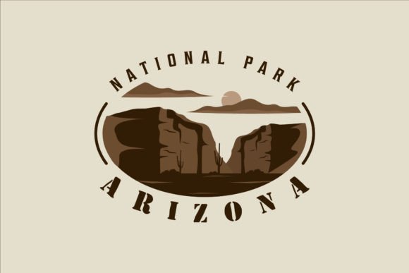 Arizona Logo Vintage Vector Illustration: Graphics & Logos