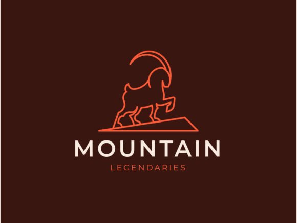 Goat Logo Template: Graphics & Logos for Local Branding