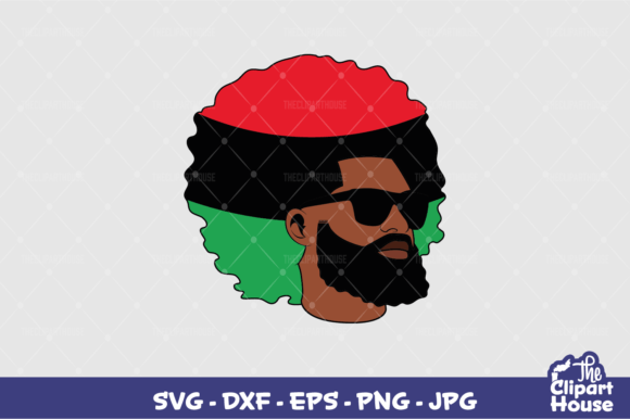 Juneteenth Afro Man Graphics & Crafts