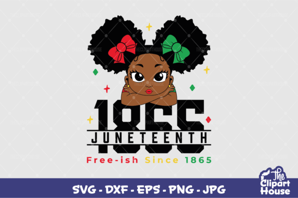 Juneteenth Girl 3: Graphics for Crafts-Driven Branding