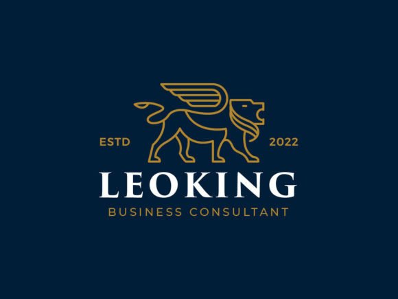 Lion King Logo Template: Graphics & Logos for Local Branding