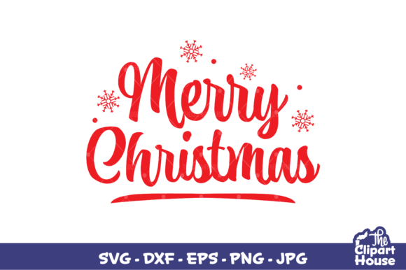 Merry Christmas Text 2 for Crafts and Graphics
