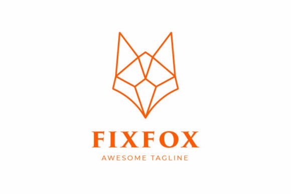 Monoline Fox Logo Template: Graphics & Logos for Modern Branding