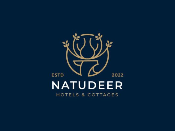 Nature Deer Logo Template: Graphics & Logos for Authentic Branding