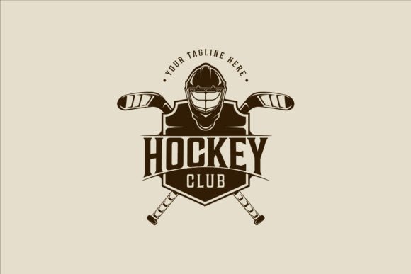 Vintage Hockey Graphic for Branding